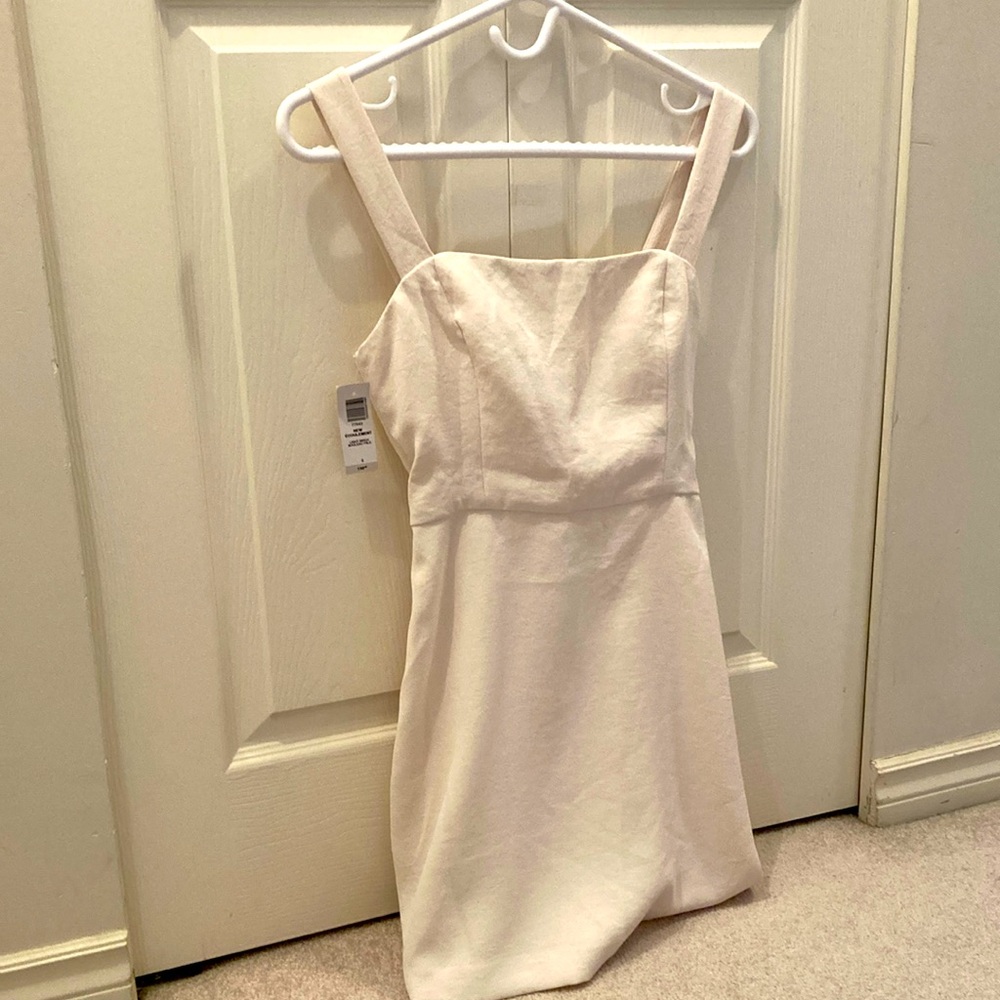 Aritzia Wilfred New Ecoulement Aperture Tie Back Mini Dress